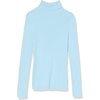 Amazon Essentials Women’s Slim-Fit Lightweight Long-Sleeve Ribbed Turtleneck Sweater(Sky Blue)