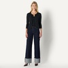 Amazon Essentials Women’s Slim-Fit Ribbed Cardigan & Cami Set with Removable Straps(Black)