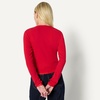 Amazon Essentials Women’s Slim-Fit Ribbed Cardigan & Cami Set with Removable Straps(Red)