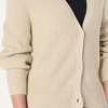 Amazon Essentials Women’s Soft Touch Ribbed V Neck Blouson Cardigan Sweater(Beige)
