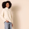 Amazon Essentials Women’s Sweaters, Dressy Casual, Mid Gauge Stretch, Half Zip, Polo Collar(Beige)