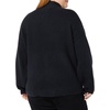 Amazon Essentials Women’s Sweaters, Dressy Casual, Mid Gauge Stretch, Half Zip, Polo Collar(Black)
