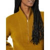 Amazon Essentials Women’s Sweaters, Dressy Casual, Mid Gauge Stretch, Half Zip, Polo Collar(Brown)