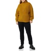 Amazon Essentials Women’s Sweaters, Dressy Casual, Mid Gauge Stretch, Half Zip, Polo Collar(Brown)