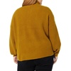 Amazon Essentials Women’s Sweaters, Dressy Casual, Mid Gauge Stretch, Half Zip, Polo Collar(Brown)