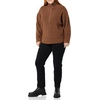 Amazon Essentials Women’s Sweaters, Dressy Casual, Mid Gauge Stretch, Half Zip, Polo Collar(Chocolate Heather)