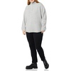 Amazon Essentials Women’s Sweaters, Dressy Casual, Mid Gauge Stretch, Half Zip, Polo Collar(Grey Heather)