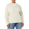 Amazon Essentials Women’s Ultra Soft Oversized Cropped Cocoon Sweater (Available in Plus Size) (Previously Daily Ritual)(Sand Heather)