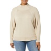 Amazon Essentials Women’s Ultra Soft Oversized Cropped Cocoon Sweater (Available in Plus Size) (Previously Daily Ritual)(Taupe)