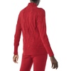 Amazon Essentials Women’s Winter Long-Sleeve Sweater, Soft Touch Funnel Neck Cable Knit(Dark Red)