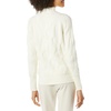 Amazon Essentials Women’s Winter Long-Sleeve Sweater, Soft Touch Funnel Neck Cable Knit(Ivory)