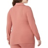 Amazon Essentials womens Wide Rib Long Sleeve Button-up Collared Cardigan (Pants Sold Separately)(Terracotta)