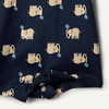 Amazon Essentials x Sofia Grainge Baby Boys’ Short Sleeve Cotton Romper with Snap Closure, Breathable, Pack of 2(Elephants)