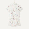 Amazon Essentials x Sofia Grainge Toddlers and Baby Boys’ Cotton Linen Short Sleeve Shirt & Shorts Play Set(Ivory Beach)