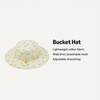 Amazon Essentials x Sofia Grainge Unisex Babies’ Cotton Bucket Hat(Yellow Lemon)