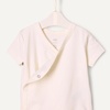 Amazon Essentials x Sofia Grainge Unisex Babies’ Side Snap Short Sleeve Bodysuit, Pack of 3(Delicate Floral/Pink/Ivory)