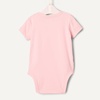 Amazon Essentials x Sofia Grainge Unisex Babies’ Side Snap Short Sleeve Bodysuit, Pack of 3(Delicate Floral/Pink/Ivory)