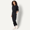 Amazon Essentials x Sofia Grainge Women’s Relaxed Fit Boxy Drop Shoulder Crewneck Sweatshirt(Black)