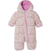 Amazon Essentials Unisex Babies’ Water-Resistant Winter Puffer Snowsuit for Boys and Girls(Ivory Delicate Floral)