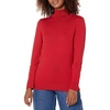 Amazon Essentials Women’s Classic-Fit Lightweight Long-Sleeve Sweater(Red)