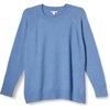 Amazon Essentials Women’s Crewneck Sweater, Classic-Fit, Soft Touch, Long Sleeve, Plus-Size Available(Cornflower Blue)