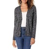Amazon Essentials Women’s Lightweight Cardigan Sweater(Charcoal Heather Animal)