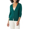 Amazon Essentials Women’s Lightweight Cardigan Sweater(Dark Green)