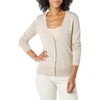 Amazon Essentials Women’s Lightweight Cardigan Sweater(Light Oatmeal)