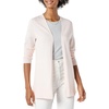 Amazon Essentials Women’s Lightweight Long-Sleeve Open-Front Long Cardigan Sweater, Regular Fit(Pale Pink)