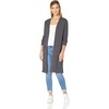 Amazon Essentials Women’s Lightweight Longer Length Open-Front Long-Sleeve Cardigan Sweater(Charcoal Heather)