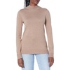 Amazon Essentials Women’s Lightweight Mock Neck Pullover Sweater, Regular Fit (Available in Plus Size)(Camel Heather)