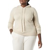 Amazon Essentials Women’s Long Sleeve Soft Touch Hooded Pullover Sweater(Beige)