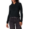 Amazon Essentials Women’s Long Sleeve Soft Touch Hooded Pullover Sweater(Black)