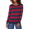 Burgundy Navy Rugby Stripe