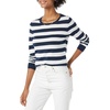 Navy White Rugby Stripe