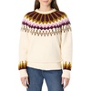 Cream Caramel Chevron Knit