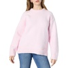 Amazon Essentials Women’s Oversized-Fit Faux Mohair Crewneck Sweater(Pastel Lilac)