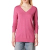 Amazon Essentials Women’s Regular Fit Lightweight V-Neck Tunic Sweater, Long Sleeve(Pink Heather)