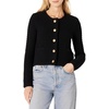Amazon Essentials Women’s Regular-Fit Midweight Cardigan Sweater(Black)