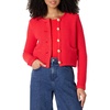 Amazon Essentials Women’s Regular-Fit Midweight Cardigan Sweater(Bright Poppy Red)