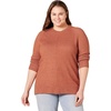 Amazon Essentials Women’s Regular-Fit Soft Touch Crewneck Long-Sleeve Sweater(Caramel)