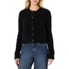 Amazon Essentials Women’s Regular-Fit Trendy Wool Blend Boucle Button-Down Jacket(Black)