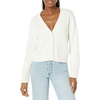 Amazon Essentials Women’s Relaxed Fit Midweight Cardigan Sweater(Eggshell White)