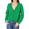 Amazon Essentials Women’s Relaxed Fit Midweight Cardigan Sweater(Green)