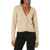 Amazon Essentials Women’s Relaxed Fit Midweight Cardigan Sweater(Tan)