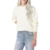 Amazon Essentials Women’s Relaxed-Fit Cable Knit Sweater, Soft-Touch Modern Crewneck (Plus(Ivory)