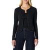 Amazon Essentials Women’s Slim-Fit Ribbed Cardigan & Cami Set with Removable Straps(Black)