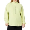 Amazon Essentials Women’s Sweaters, Dressy Casual, Mid Gauge Stretch, Half Zip, Polo Collar(Bright Olive Green)