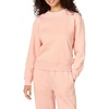 Amazon Essentials x Sofia Grainge Women’s Relaxed Fit Boxy Drop Shoulder Crewneck Sweatshirt(Pink)