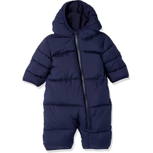 Amazon Essentials Unisex Babies’ Water-Resistant Winter Puffer Snowsuit for Boys and Girls(Dark Navy)